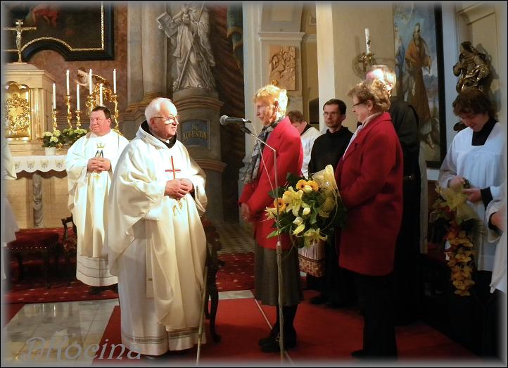 gratulace za ženy z klášterního kostela
