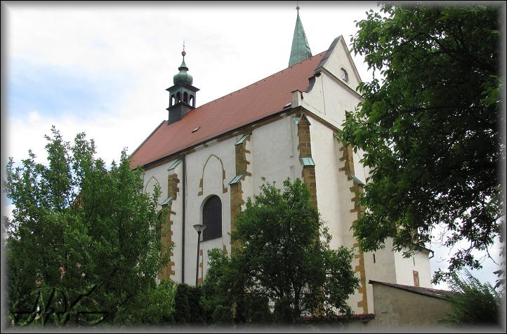 kostel svatého Prokopa z farní zahrady
