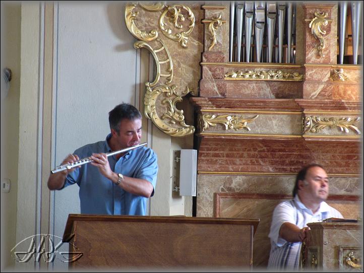  Petr Jeníček s příčnou flétnou