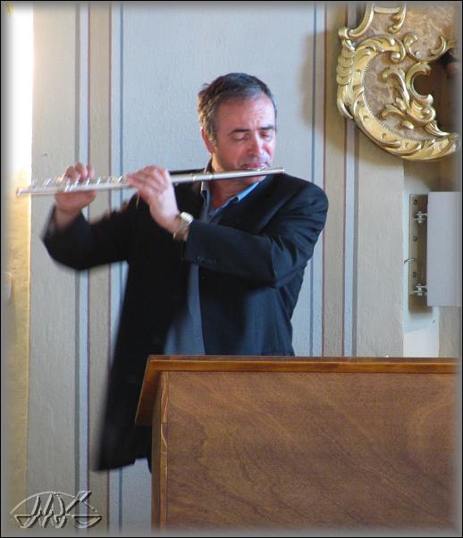  Petr Jeníček s flétnou