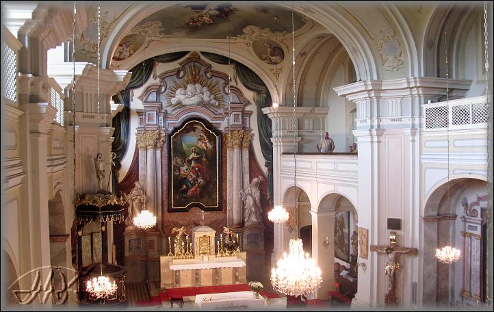  interiér kostela svatého Václava